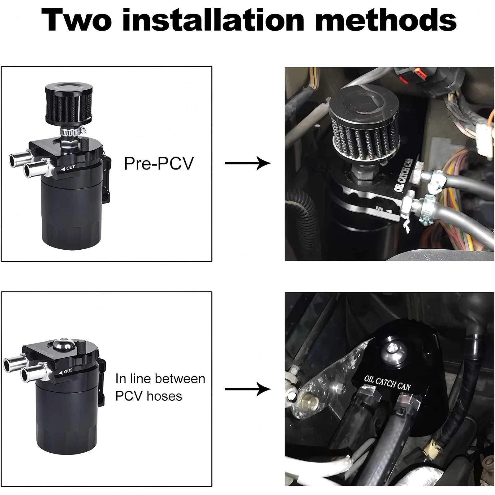 Oil Catch Tank Baffled